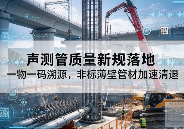 大冶声测管质量新规落地，一物一码溯源，非标薄壁管材加速清退